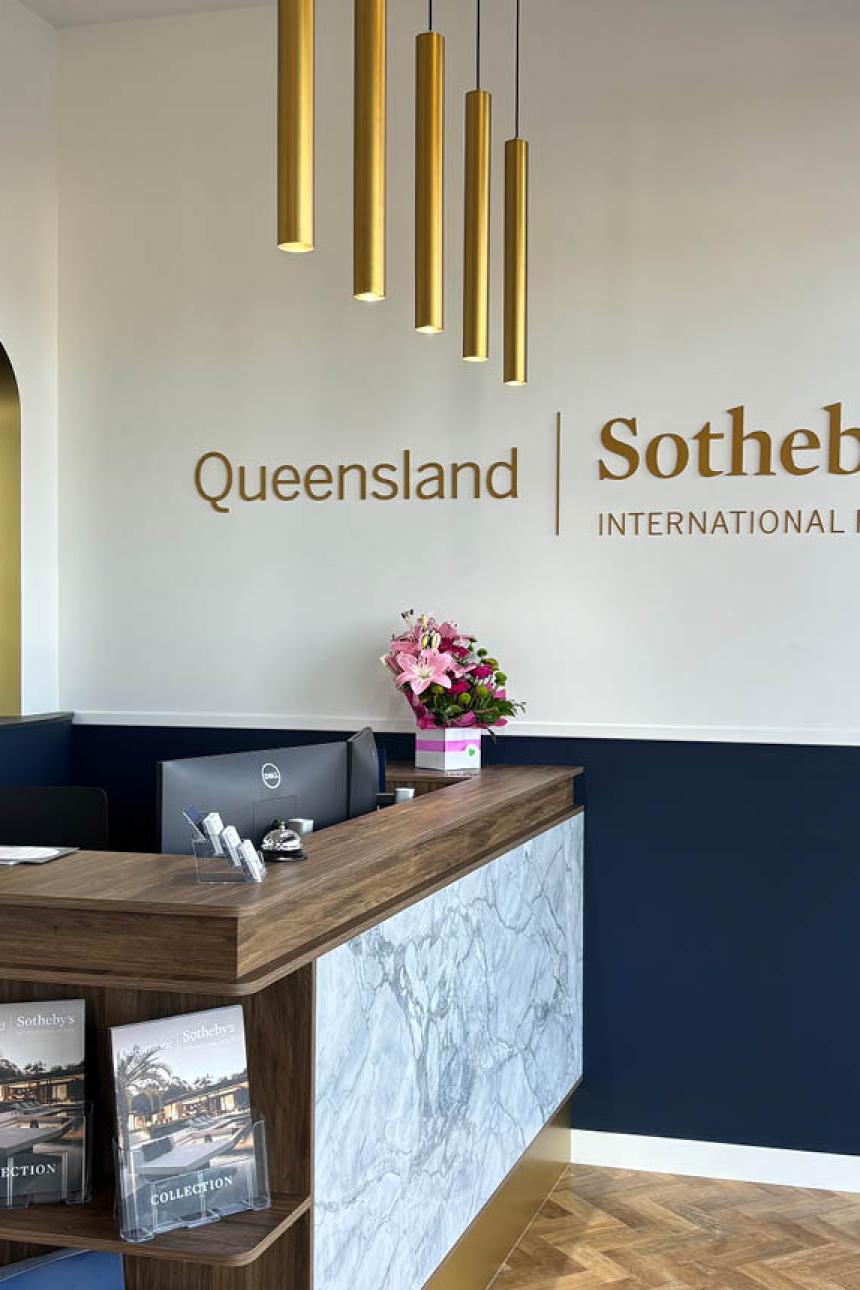Reception Sign Maroochydore