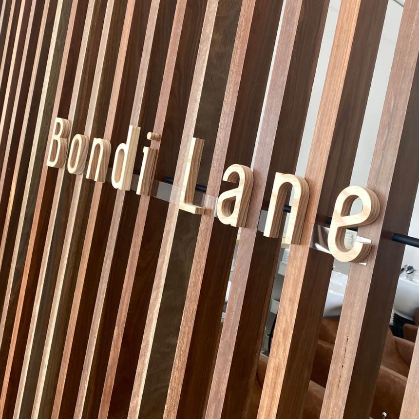Natural Timber Sign