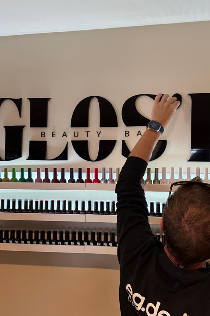 Acrylic Lettering Gloss Black