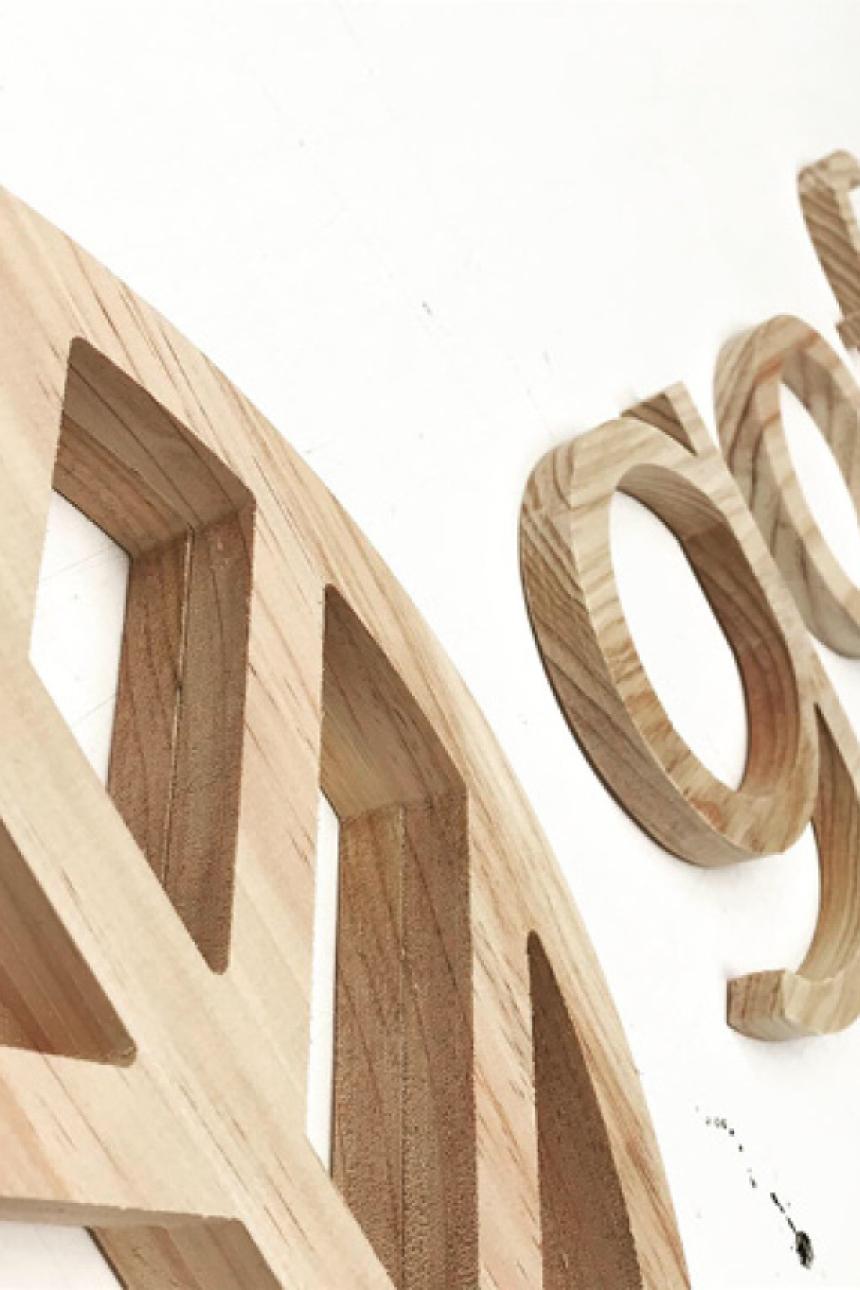 Timber Routed Letters3d Signs9
