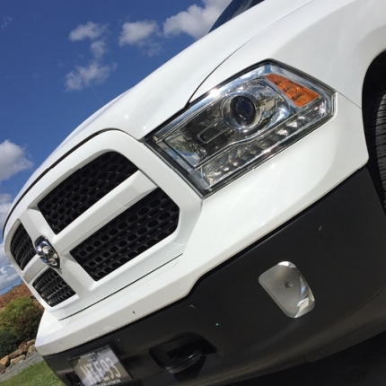 Vehicle Wrap - White Grill