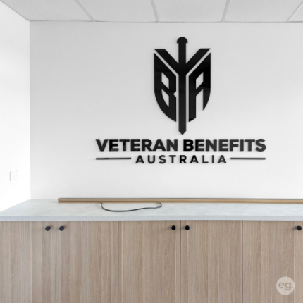 Acrylic Reception Logo Brisbane