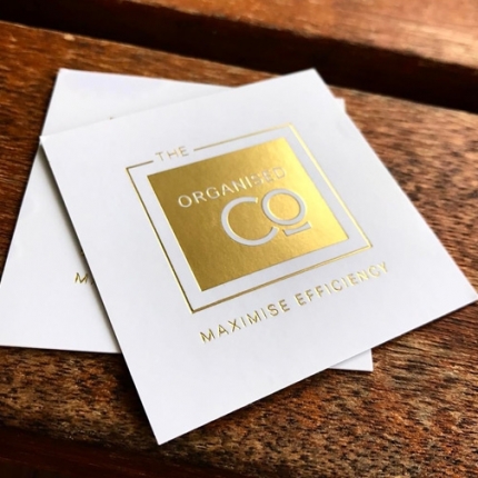 Business Cards Gold Foil